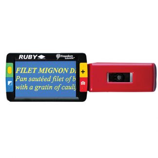 Loupe électronique Ruby avec écran 4.3 pouces pour malvoyants