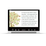 Loupe électronique parlante Snow 12 HD TTS avec support