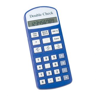 Calculatrice parlante Double Check pour personnes déficientes visuelles