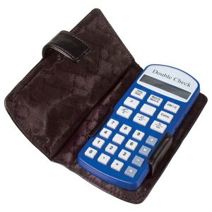 Calculatrice parlante Double Check pour personnes déficientes visuelles