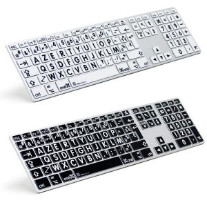 Clavier grands caractères XL Print pour les personnes malvoyantes