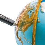 Globe terrestre tactile avec stylo parlant pour aveugle ou malvoyant