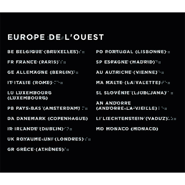 Cartes géographiques contrastées, tactiles et braille — Pour une exploration accessible et autonome de la géographie