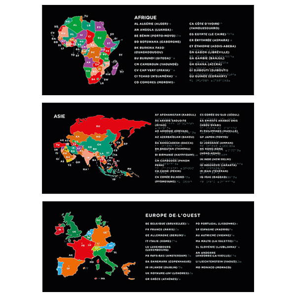 Cartes géographiques contrastées, tactiles et braille — Pour une exploration accessible et autonome de la géographie