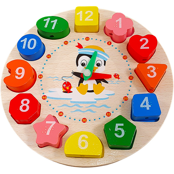 Horloge d’apprentissage puzzle en braille — Apprendre l’heure tactilement et de manière autonome