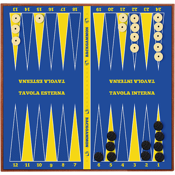 Backgammon magnétique tactile en braille : jeu de stratégie accessible