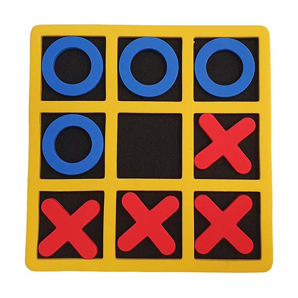 Jeu de morpion en relief transportable — Ludique, tactile et accessible aux personnes aveugles ou malvoyantes