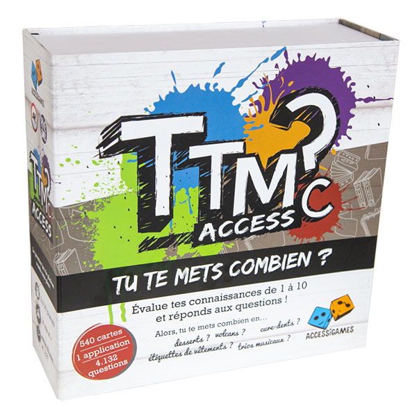 Jeu de quiz adapté en relief TTMC Access