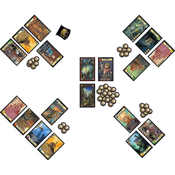 Jeu de Société Citadelles en Braille — Jeu Stratégique Accessible aux Aveugles et Malvoyants