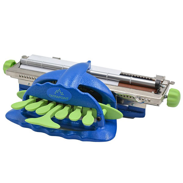 Machine à écrire Braille mécanique Tatrapoint Adaptive – la référence ergonomique pour l’écriture Braille accessible