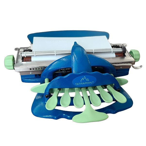 Machine à écrire Braille mécanique Tatrapoint Adaptive – la référence ergonomique pour l’écriture Braille accessible