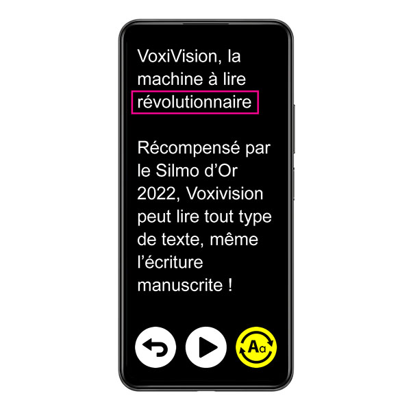VoxiVision 2 – Machine à lire portable : lecture vocale instantanée pour une autonomie maximale