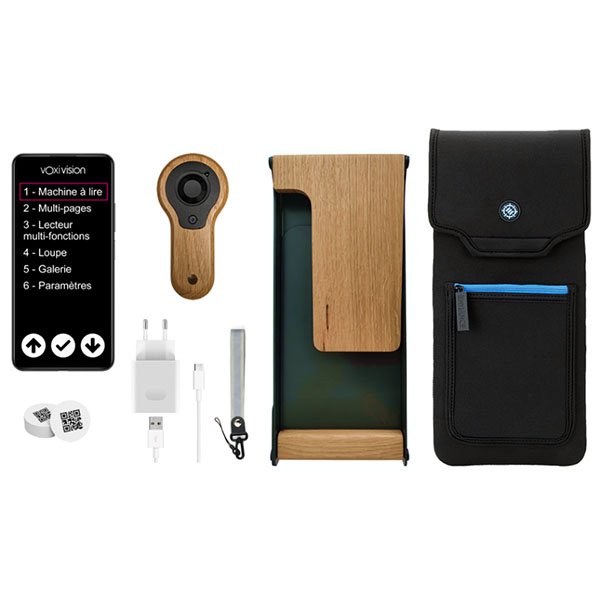 VoxiVision 2 – Machine à lire portable : lecture vocale instantanée pour une autonomie maximale