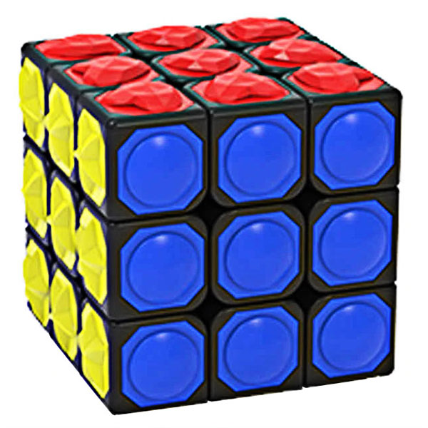 Rubik’s Cube relief — Casse-tête tactile accessible pour déficients visuels
