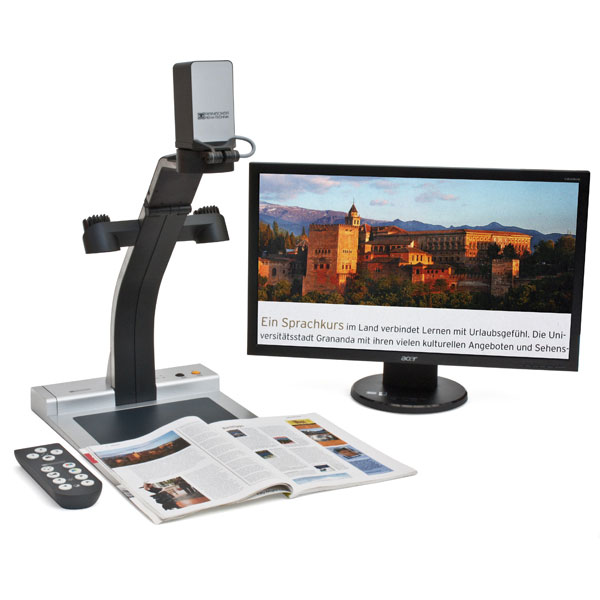 Téléagrandisseur mobile professionnel Topolino Capo 2K pour malvoyant