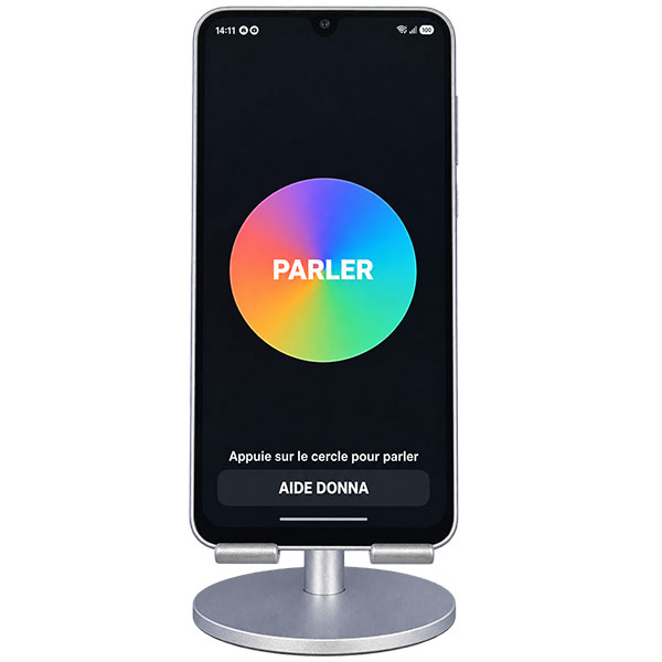 SmartDonna : smartphone Android vocal pour aveugles, malvoyants et seniors